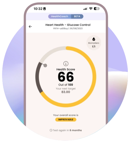 Heart Health Score within app