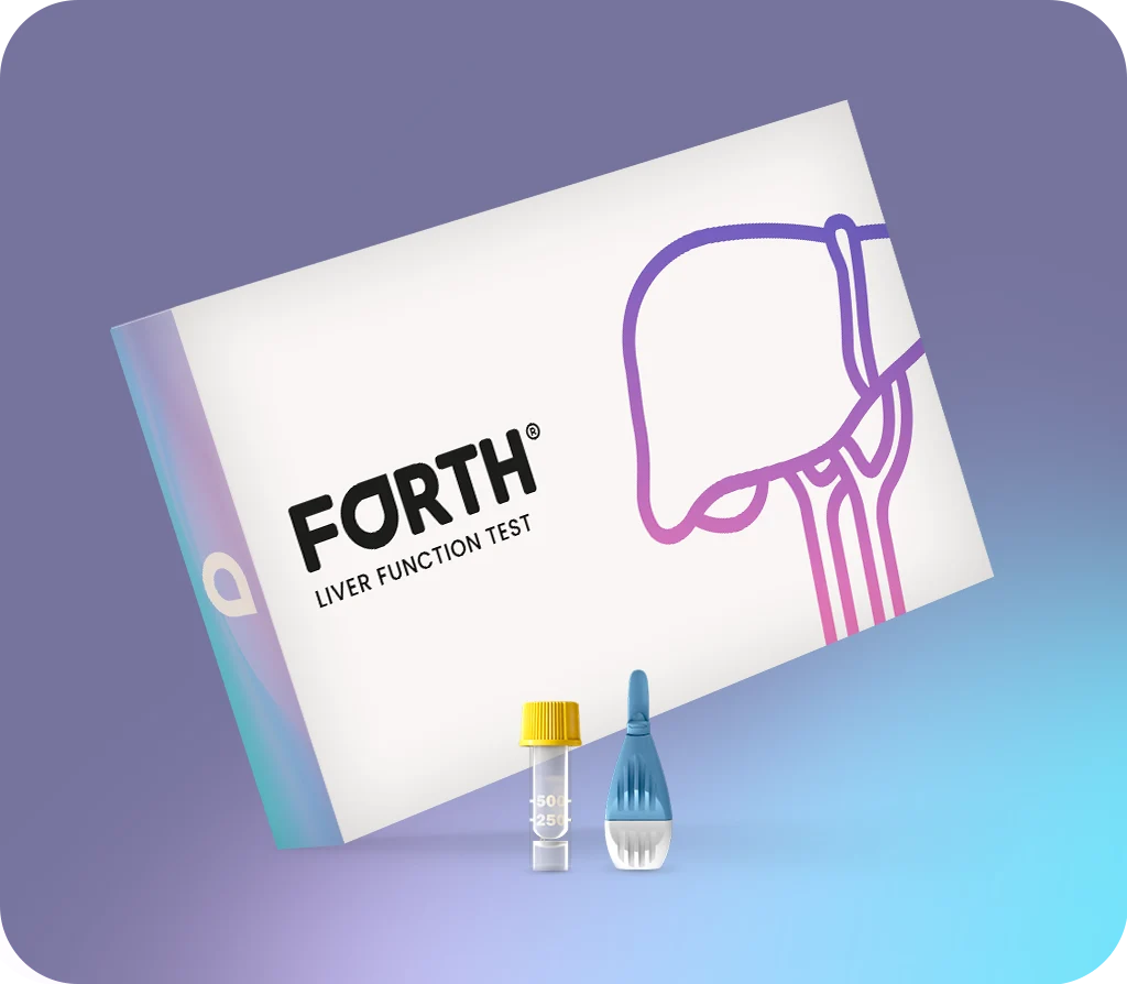 Liver function home blood test kit
