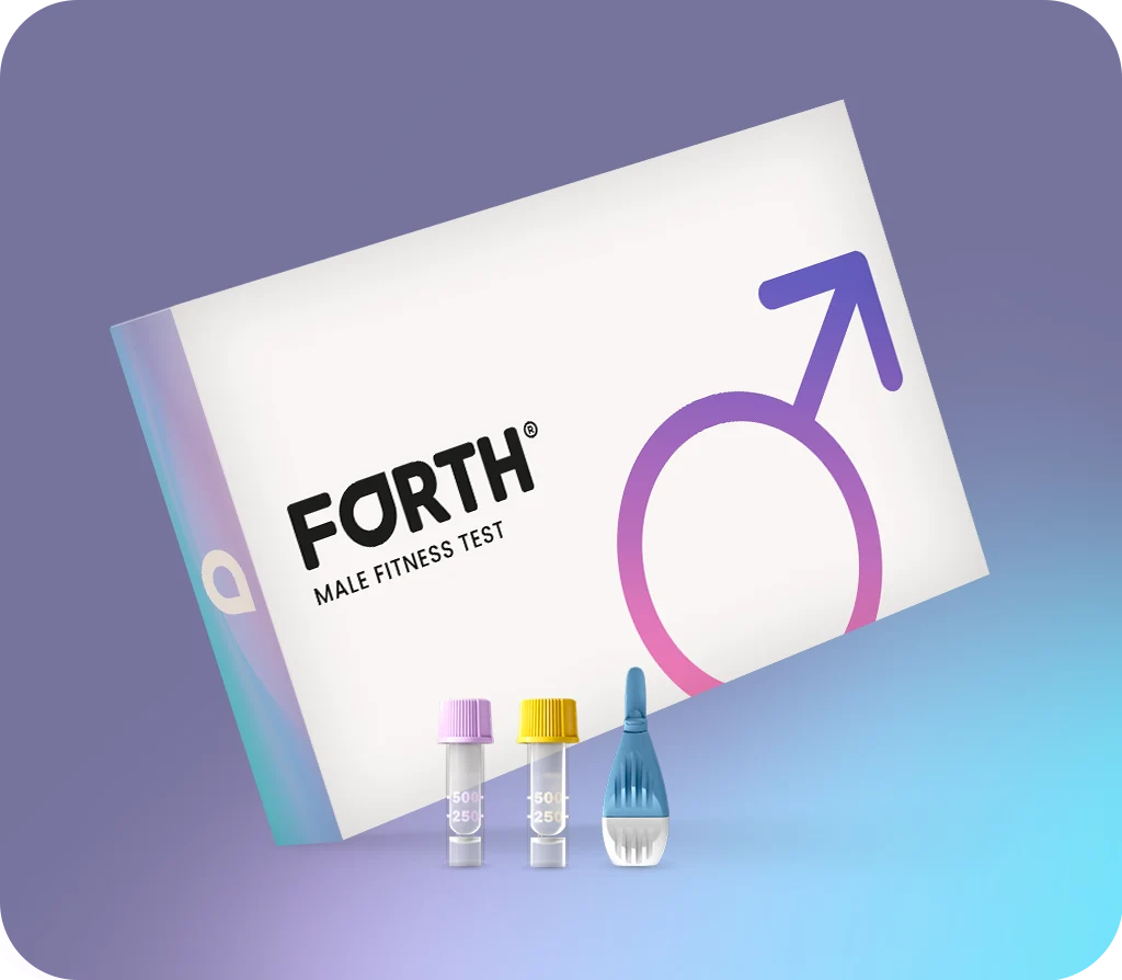 Male fitness home blood test kit