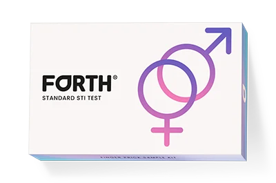 Standard STI Test Kit: Chlamydia, gonorrhoea, HIV and syphilis