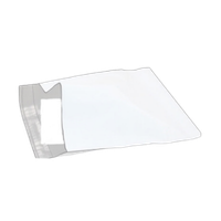 Clear safety bag with absorbent pad included in the Forth gut health test kit, ready to seal the sample tube.